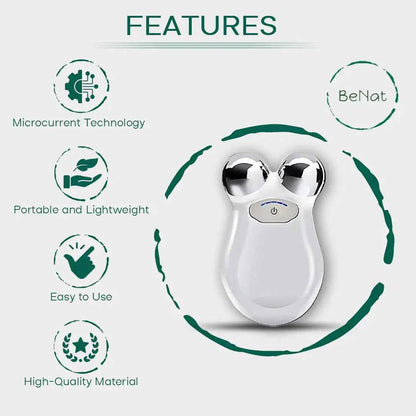 Microcurrent Facial Massager for Youthful Skin and Anti-Aging Treatment