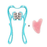 Multifunctional Neck Massager Tool - Six-Wheel Pain Relief and Relaxation