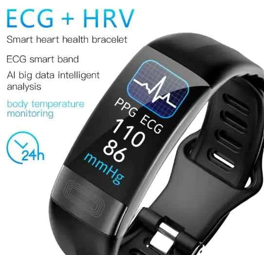 Smart Health Bracelet with ECG, Heart Rate, and Sleep Monitoring Features