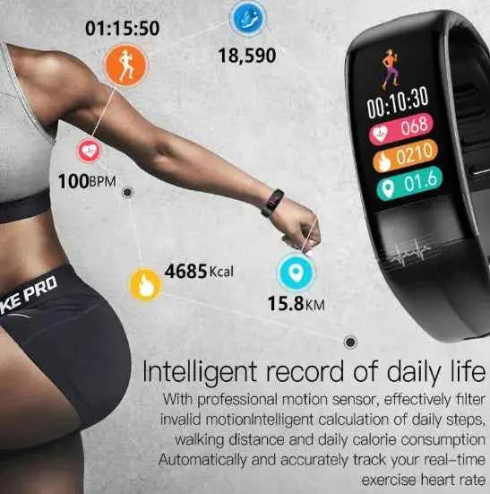 Smart Health Bracelet with ECG, Heart Rate, and Sleep Monitoring Features