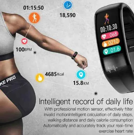 Smart Health Bracelet with ECG, Heart Rate, and Sleep Monitoring Features