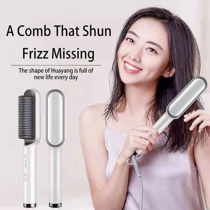 Electric Hair Straightener with Negative Ion Technology for Smooth, Frizz-Free Hair