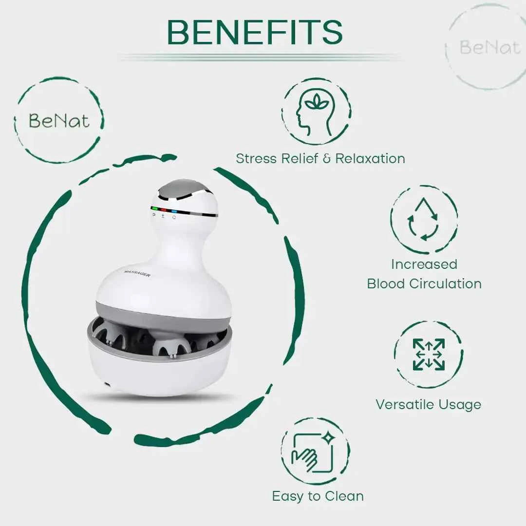 Smart Scalp Massager for Ultimate Relaxation and Hair Care