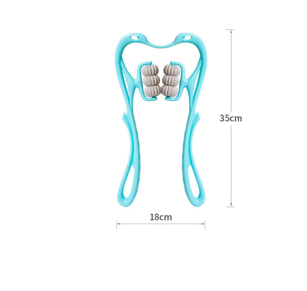 Multifunctional Neck Massager Tool - Six-Wheel Pain Relief and Relaxation - Sabynah