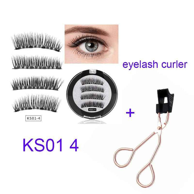 Four Magnet False Lashes for Effortless Glamour