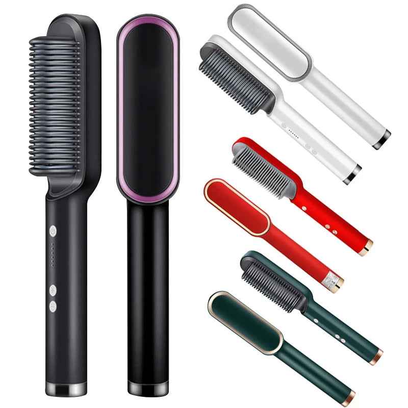 Electric Hair Straightener with Negative Ion Technology for Smooth, Frizz-Free Hair