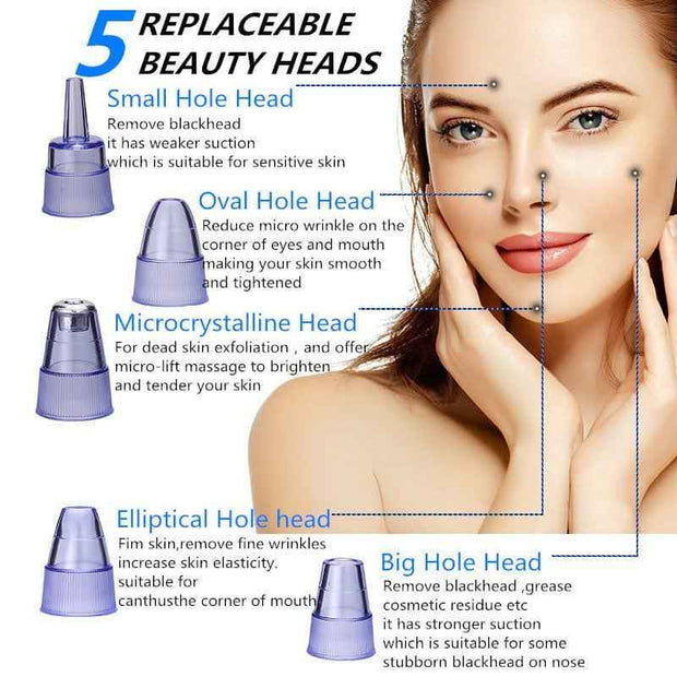Pore Vacuum Cleaner for Deep Cleansing and Blackhead Removal