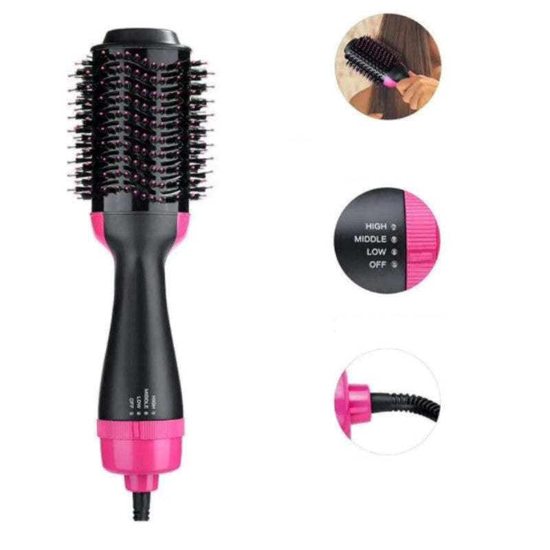 Lightweight hair dryer brush for fast styling and less damage