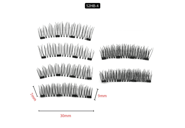 Four Magnet False Lashes for Effortless Glamour - Sabynah