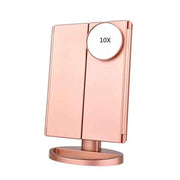 22 Inch LED Touch-Screen Makeup Mirror with Adjustable LED Lights for Flawless Beauty