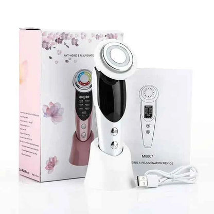 7 in 1 Face Lift Device Facial Massager for Youthful Skin and Anti-Aging