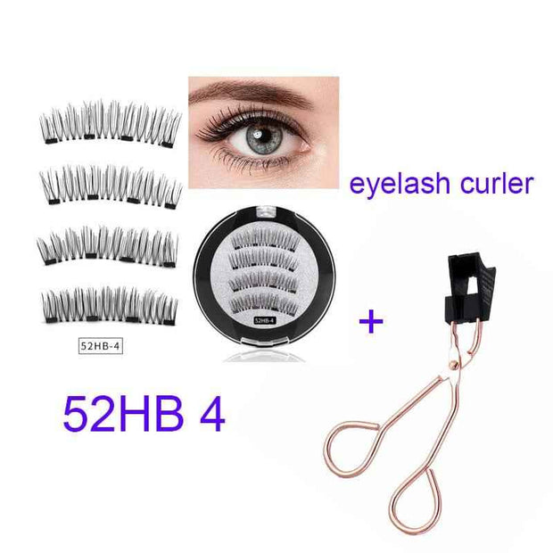 Four Magnet False Lashes for Effortless Glamour