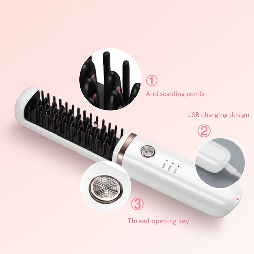 Hair Straightener Curling Iron Combo for Smooth Styling