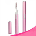 Heated electric eyelash curler for long-lasting curl