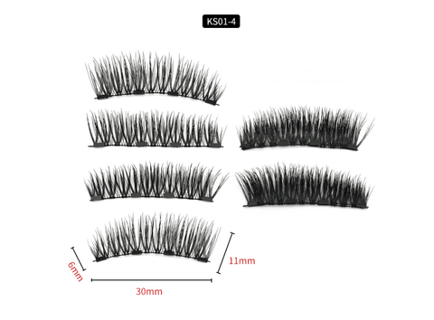 Four Magnet False Lashes for Effortless Glamour - Sabynah