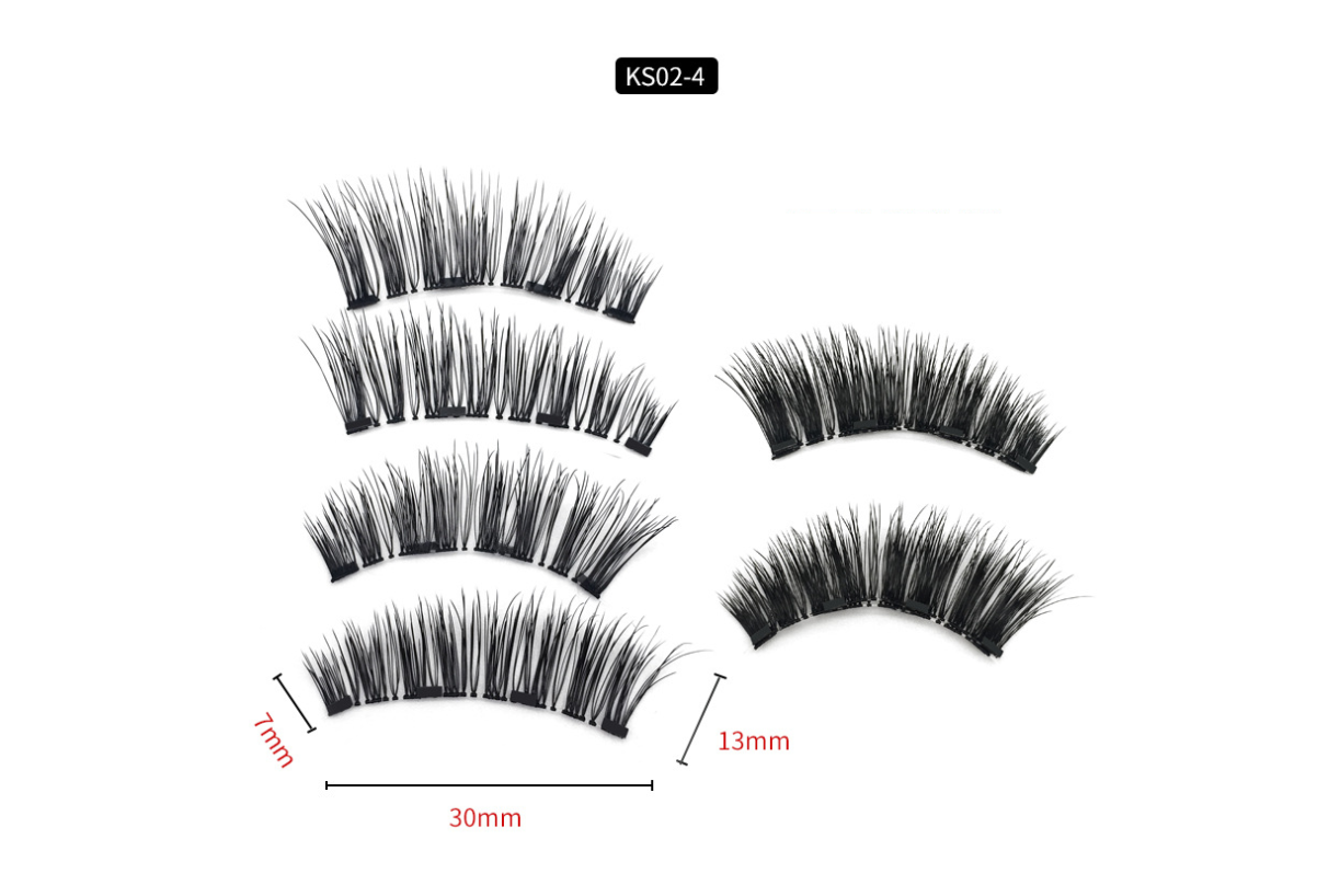 Four Magnet False Eyelashes - Sabynah 