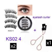 Four Magnet False Lashes for Effortless Glamour