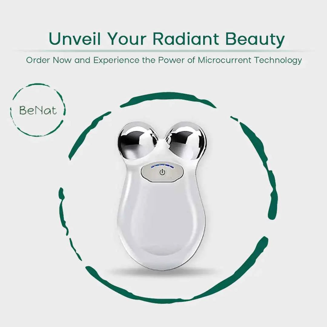 Microcurrent Facial Massager for Youthful Skin and Anti-Aging Treatment