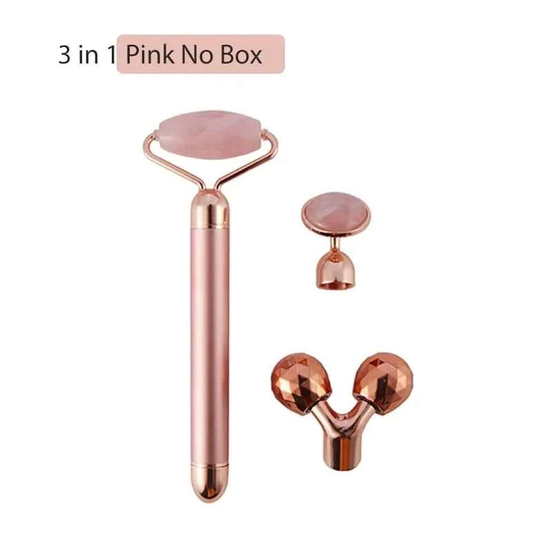 3-in-1 Jade Roller Massage Set for Vibrant Skin and Relaxation