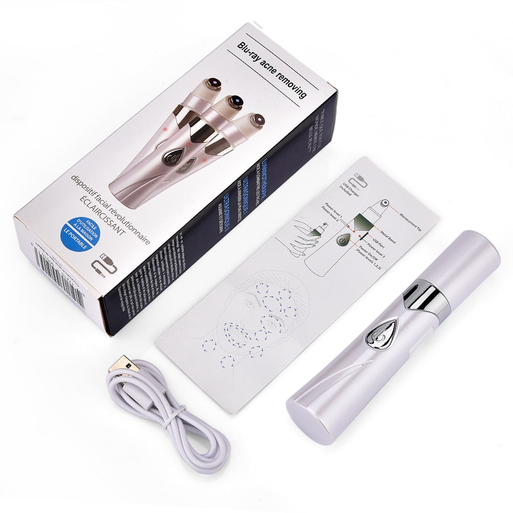 LED acne light treatment