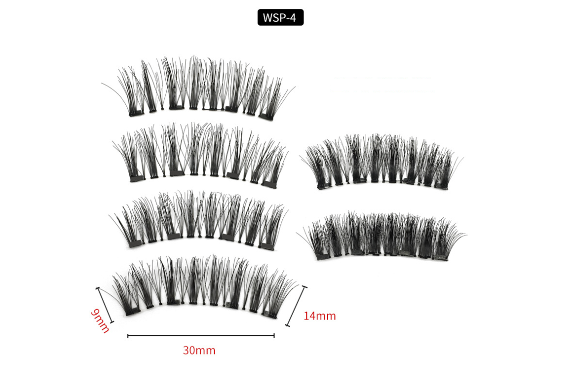 Magnetic False Eyelashes with strong hold and secure fit