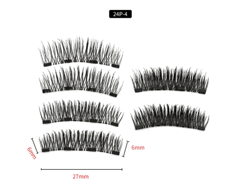 Four Magnet False Lashes for Effortless Glamour