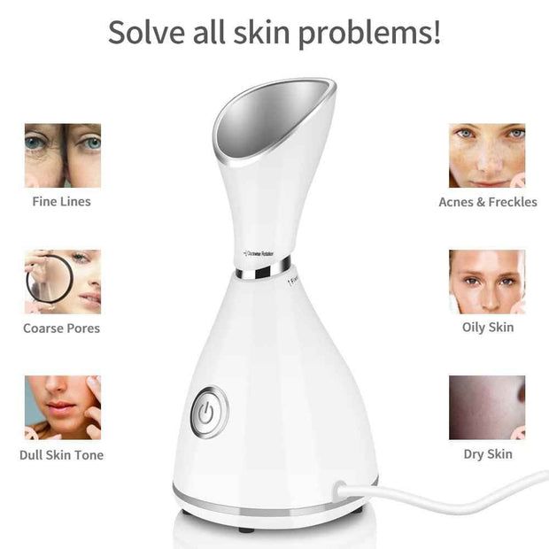 Nano Ionic Facial Steamer for Deep Cleansing and Hydration