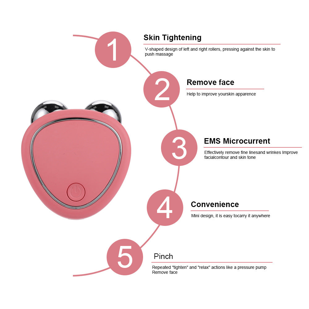 Microcurrent Mini Face Lifting Device for smooth skin