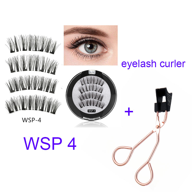 Open-eyed look with Magnetic False Eyelashes