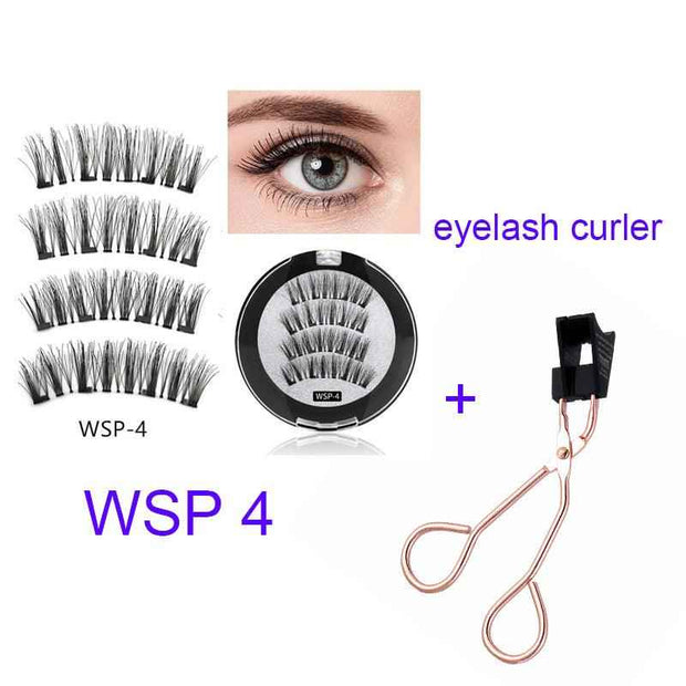 Four Magnet False Lashes for Effortless Glamour