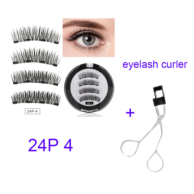 Perfect curl with Magnetic False Eyelashes