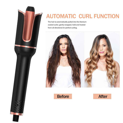 Auto Rotating Hair Curler for Effortless Curls and Waves