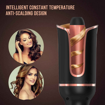 Auto Rotating Hair Curler for Effortless Curls and Waves