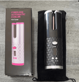 Cordless Hair Curler - Automatic Rotating Hair Curler for Effortless Curls