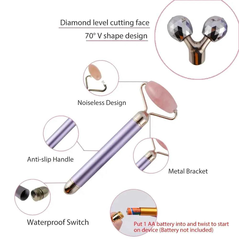 3-in-1 Jade Roller Massage Set for Vibrant Skin and Relaxation