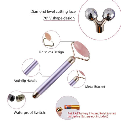 3-in-1 Jade Roller Massage Set for Vibrant Skin and Relaxation