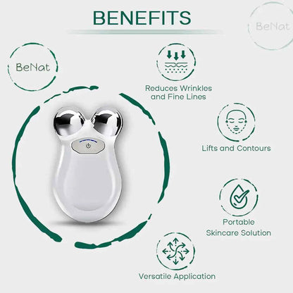 Microcurrent Facial Massager for Youthful Skin and Anti-Aging Treatment