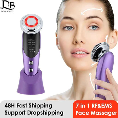 7 in 1 Face Lift Device Facial Massager for Youthful Skin and Anti-Aging