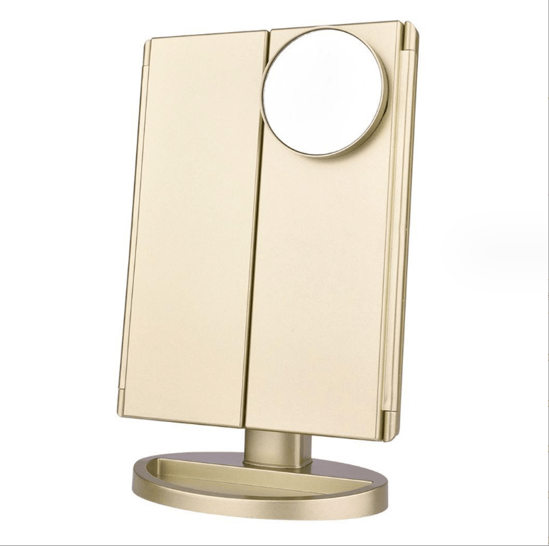 22 Inch LED Touch-Screen Makeup Mirror with Adjustable LED Lights for Flawless Beauty