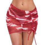 SHERRYLO Sheer Swim Skirt Cover Up for Women - Sexy Mesh Bikini Beach Cover Up Swimsuit Skirts